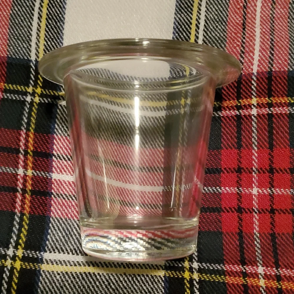 Set of 12 Clear Glass Votive Holders